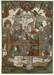 聖エラスムスの殉教、1480年頃。 作： Master of the Bergwolken