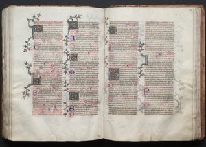 ゴータ・ミサールFol.121r、テキスト、1375年頃。