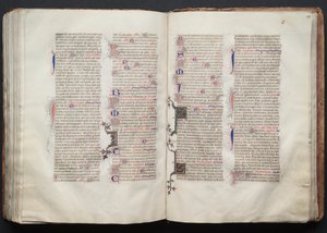 ゴータ・ミサールFol.132r、テキスト、1375年頃。 作： Master of the Boqueteaux