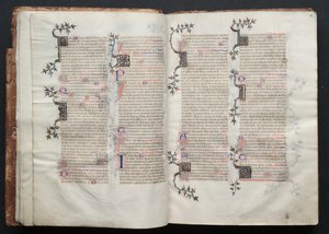 ゴータ・ミサールFol.13r、テキスト、1375年頃。