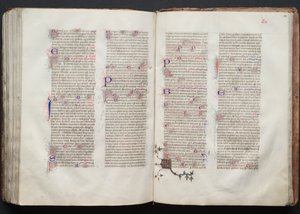 ゴータ・ミサールFol.142v、テキスト、1375年頃。