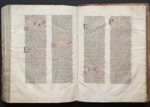 ゴータ・ミサールFol.151r、テキスト、1375年頃。 作： Master of the Boqueteaux