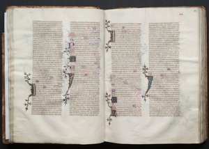 ゴータ・ミサールFol.34r、テキスト、1375年頃。 作： Master of the Boqueteaux