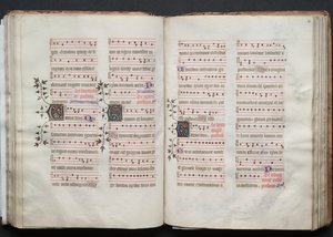 ゴータ・ミサールFol.59v、テキスト、1375年頃。
