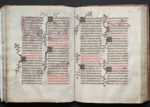ゴータ・ミサールFol.65v、テキスト、1375年頃。