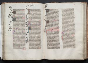 ゴータ・ミサールFol.78r、テキスト、1375年頃。 作： Master of the Boqueteaux