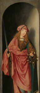 聖ヴァレリアヌス、トリプティクの左翼 作： Master of the Brunswick Diptych (attributed to)