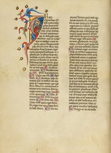 初回：福音書記者聖ヨハネ 作： Master of the Brussels Initials