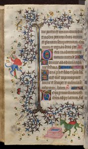 ナバラ王シャルル・ザ・ノーブル（1361-1425）の時：129葉、本文 作： Master of the Brussels Initials and Associates