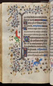 ナバラ王シャルル・ザ・ノーブル（1361-1425）の時: 171v, テキスト 作： Master of the Brussels Initials and Associates