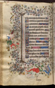 ナヴァール王シャルル（1361-1425）の時: 52v, テキスト 作： Master of the Brussels Initials and Associates