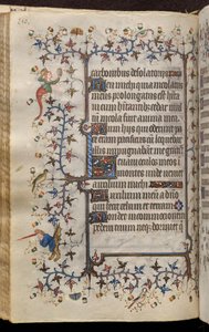 ナバラ王シャルル・ザ・ノーブル（1361-1425）の時: 75v, テキスト 作： Master of the Brussels Initials and Associates