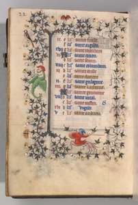 チャールズザノーブル、ナヴァール王1361-1425の時間：fol。 11月、11月、c。 1405年。 作： Master of the Brussels Initials and Associates