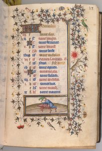 チャールズザノーブル、ナヴァール王1361-1425の時間：fol。 12月12日c。 1405年。