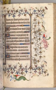 チャールズザノーブル、ナヴァール王1361-1425の時間：fol。 247r、テキスト、c。 1405年。 作： Master of the Brussels Initials and Associates