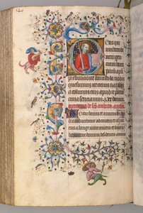 チャールズザノーブル、ナヴァール王1361-1425の時間：fol。 264v、セントポール、c。 1405年。