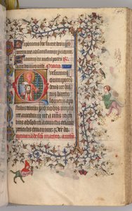 チャールズザノーブル、ナヴァール王1361-1425の時間：fol。 267r、聖バーソロミュー、c。 1405年。