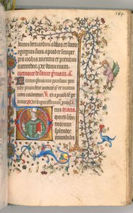 チャールズオブノーブル、キングオブナバール1361-1425、 289r、サンジェルマン、c。 1405年。 作： Master of the Brussels Initials and Associates