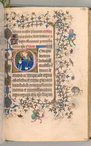 チャールズオブノーブル、キングオブナバール1361-1425、 291v、セントルイス、c。 1405年。 作： Master of the Brussels Initials and Associates