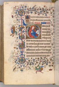 チャールズオブノーブル、キングオブナバール1361-1425、 295v、セントアン、c。 1405年。 作： Master of the Brussels Initials and Associates