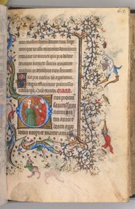 チャールズオブノーブル、キングオブナバール1361-1425、 303r、聖アポロニア、c。 1405年。 作： Master of the Brussels Initials and Associates