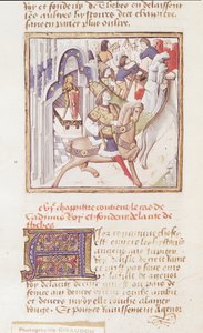 テーベの創設者である622 fol.9v Cadmus氏、「Des Hommes Illustres」より1460年