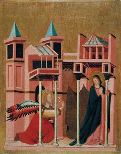 受胎告知 作： Master of the Cini Madonna