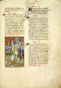 Harley 4431, fol.125, テラモンの軍隊がトロイに入る, from 