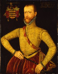 36歳のガブリエルポインツ卿の肖像 作： Master of the Countess of Warwick