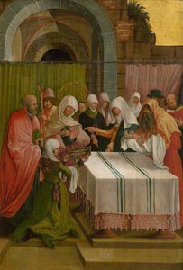 神殿でのイエスのプレゼンテーション、1519年。 作： Master of the Danube School