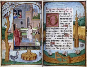バトシェバ、1490年頃 作： Master of the Dresden Prayer Book