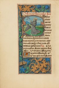 イニシャルS聖フランシスコの汚名 作： Master of the Dresden Prayer Book
