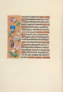 スペイン女王イザベラ女王の時間：フォル。 100v、c。 1500。 作： Master of the First Prayerbook of Maximillian