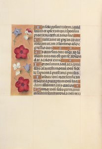 スペイン女王イザベラ女王の時間：フォル。 101v、c。 1500。 作： Master of the First Prayerbook of Maximillian