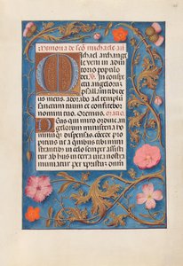 女王イザベラカトリック、スペイン女王の時間：フォル。 168r、c。 1500。 作： Master of the First Prayerbook of Maximillian