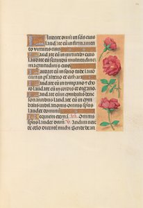 女王イザベラカトリック、スペイン女王の時間：フォル。 254r、c。 1500。 作： Master of the First Prayerbook of Maximillian