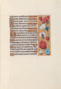 女王イザベラカトリック、スペイン女王の時間：フォル。 52r、c。 1500。 作： Master of the First Prayerbook of Maximillian