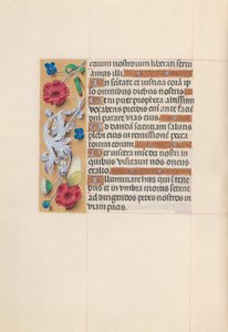 スペイン女王イザベラの時間：  フォル59v 作： Master of the First Prayerbook of Maximillian