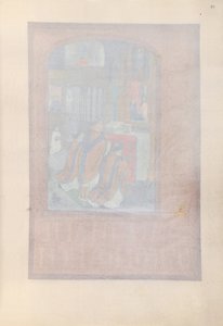 スペイン女王イザベラ女王の時間：フォル。 87r、c。 1500。 作： Master of the First Prayerbook of Maximillian