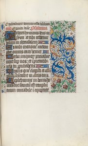時祷書（ルーアン使用）：フォール136r 作： Master of the Geneva Latini