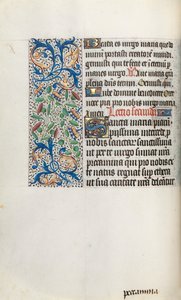 ルーアンの時間使用法：fol。 35v、c。 1470。 作： Master of the Geneva Latini