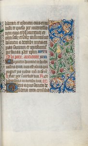 ルーアンの時間使用法：fol。 55r、c。 1470。 作： ジュネーヴ・ラティーニのマスター