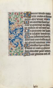 ルーアンの時間使用法：fol。 87v、c。 1470。
