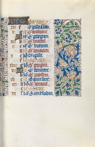 ルーアンの時間使用法：fol。 9r、c。 1470。