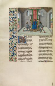 娘のポルトガル王との結婚に招待客を招くジョン・オブ・ゴーント 作： Master of the Getty Froissart