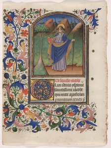 時間の書からのリーフ: Saint James the Great