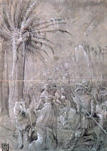 デイビッドとアビゲイル」 16世紀初頭 作： Master of the Historia of Frederici