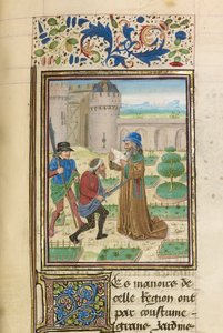 パルメニオンの死、1470年から1475年頃。 作： Master of the Jardin de vertueuse consolation