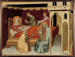 洗礼者聖ヨハネのマスターの祭壇画、1350年頃（絵） 作： Master of the Life of Saint John the Baptist