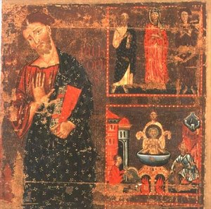 聖ヨハネの福音書（パネルにテンペラ 作： Master of the Magdalen